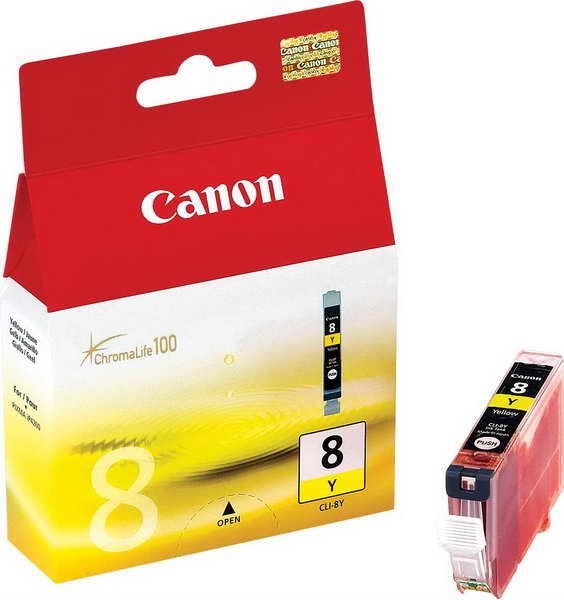 Инструкция по заправке картриджа Canon CLI-8Y Yellow желтый водный