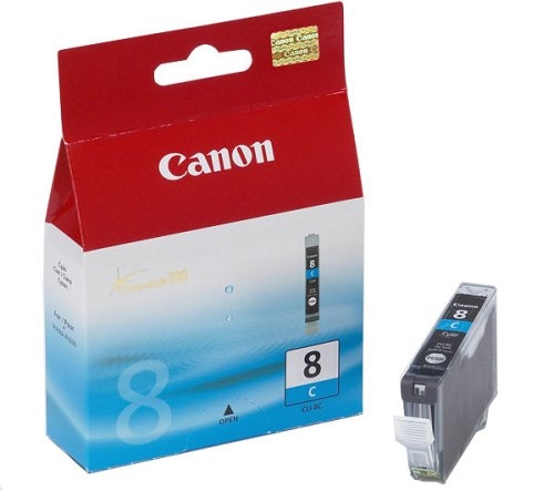 Инструкция по заправке картриджа Canon CLI-8C Cyan синий водный